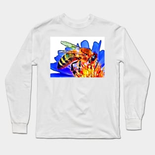 Honey Bee Cartoon Long Sleeve T-Shirt